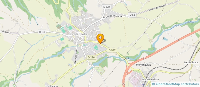 localisation de l'entreprise MADAME SUZANNE ALIBERT  NAUCELLE