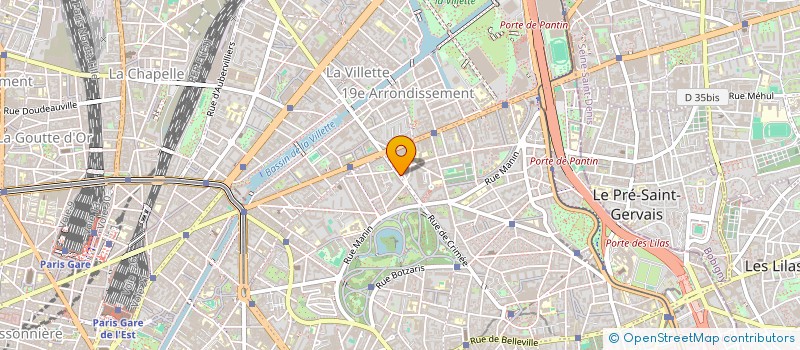 localisation de l'entreprise MADAME SUZANNE ALICE RODLEY  PARIS