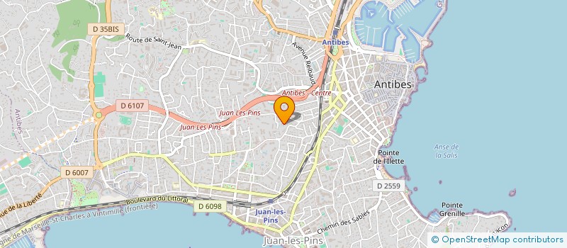 localisation de l'entreprise MADAME SUZANNE ARANDA FREIXAS  ANTIBES