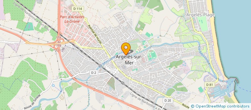 localisation de l'entreprise MADAME SUZANNE ARNAUD à ARGELES-SUR-MER