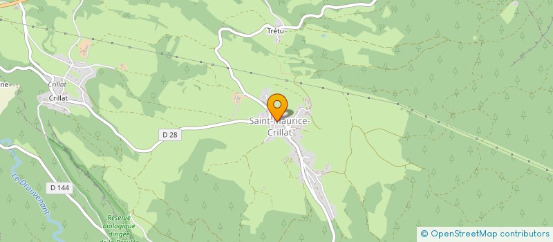 localisation de l'entreprise MADAME SUZANNE ATKINS  SAINT-MAURICE-CRILLAT