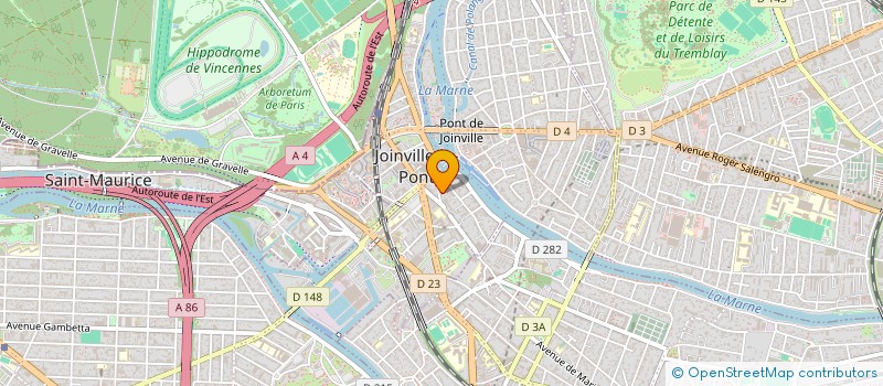 localisation de l'entreprise MADAME SUZANNE AUGERT  JOINVILLE-LE-PONT