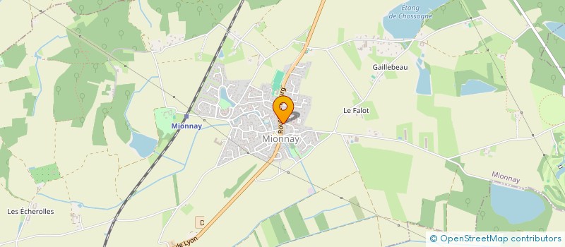 localisation de l'entreprise MADAME SUZANNE BAILLY  MIONNAY