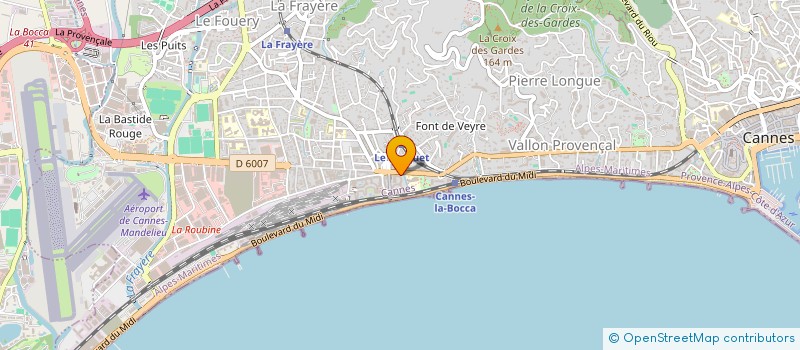 localisation de l'entreprise MADAME SUZANNE BARRAL  CANNES