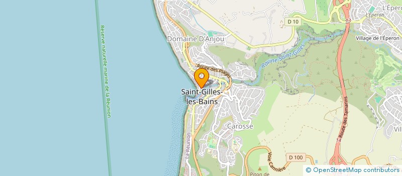 localisation de l'entreprise MADAME SUZANNE BEAUX  SAINT-PAUL