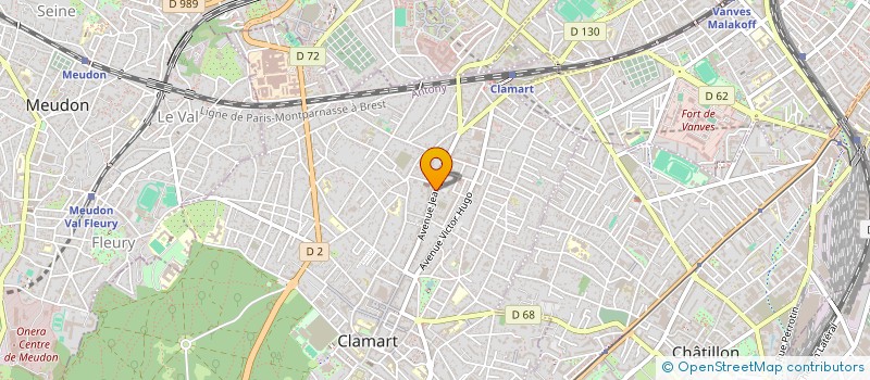 localisation de l'entreprise MADAME SUZANNE BECQ à CLAMART
