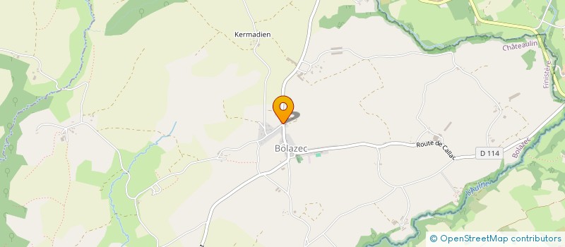 localisation de l'entreprise MADAME SUZANNE BEELEY  BOLAZEC
