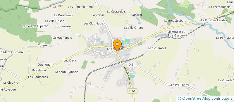 localisation de l'entreprise MADAME SUZANNE BELLEGOU  BOISGERVILLY