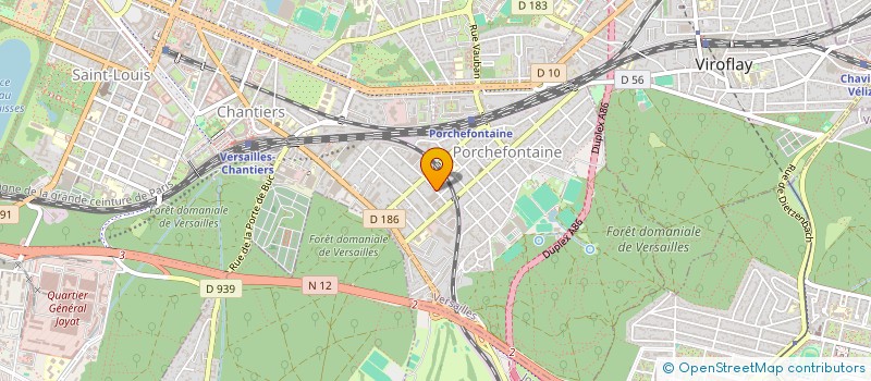 localisation de l'entreprise MADAME SUZANNE BEMBARON à VERSAILLES