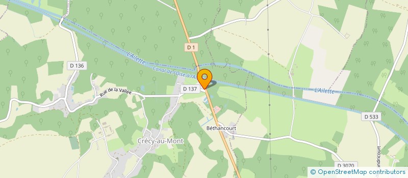 localisation de l'entreprise MADAME SUZANNE BERNARD à COUCY-LE-CHATEAU-AUFFRIQUE