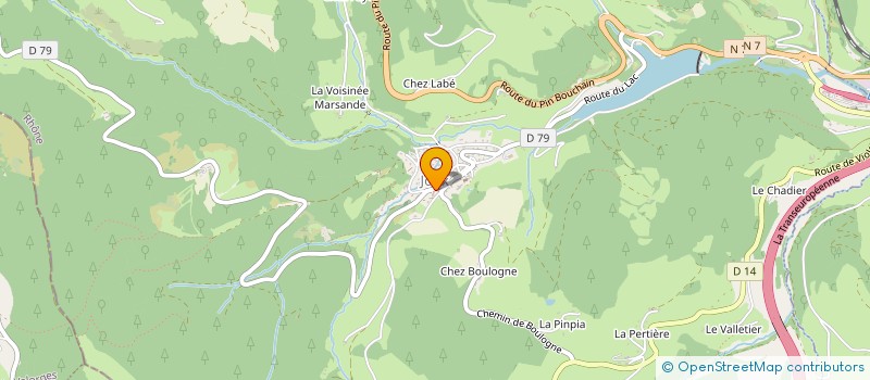 localisation de l'entreprise MADAME SUZANNE BEROUD  JOUX