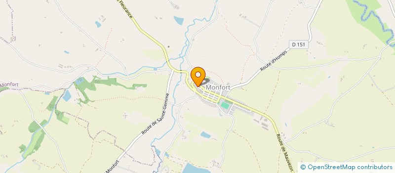 localisation de l'entreprise MADAME SUZANNE BIGOURDAN  MONFORT