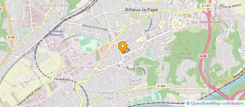 localisation de l'entreprise MADAME SUZANNE BONNETAIN  RILLIEUX-LA-PAPE