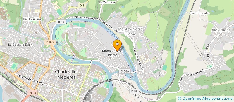 localisation de l'entreprise MADAME SUZANNE BONTEMS  CHARLEVILLE-MEZIERES