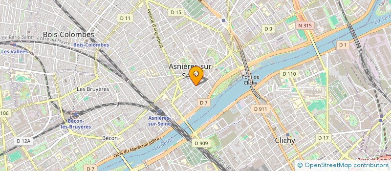 localisation de l'entreprise MADAME SUZANNE BORELLO à ASNIERES-SUR-SEINE
