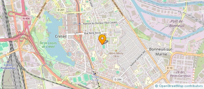 localisation de l'entreprise MADAME SUZANNE BOURDIN-ZEPHYR  CRETEIL