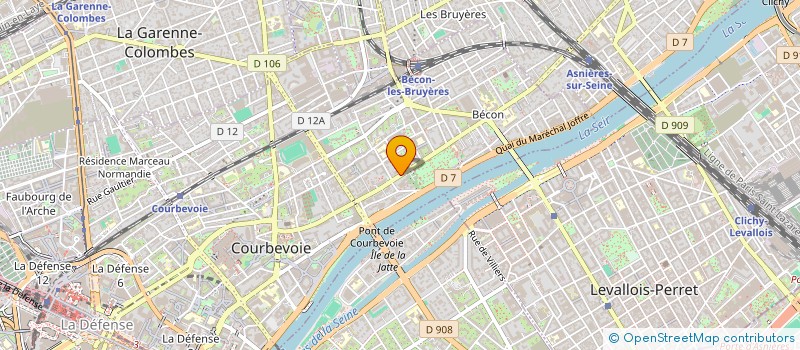 localisation de l'entreprise MADAME SUZANNE BOUTEILLE à COURBEVOIE