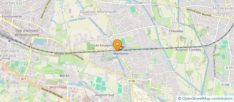 localisation de l'entreprise MADAME SUZANNE BREMOND  AVIGNON