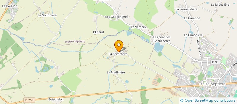 localisation de l'entreprise MADAME SUZANNE BRETAUDEAU à MONTAIGU-VENDEE