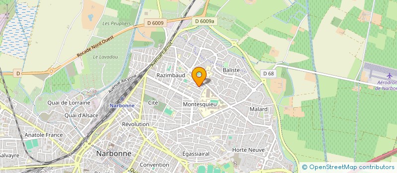 localisation de l'entreprise MADAME SUZANNE BRETHOUS  NARBONNE