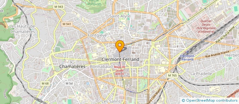 localisation de l'entreprise MADAME SUZANNE BREULY à CLERMONT-FERRAND