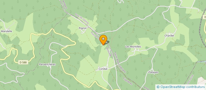 localisation de l'entreprise MADAME SUZANNE BRUHAT  CISTRIERES