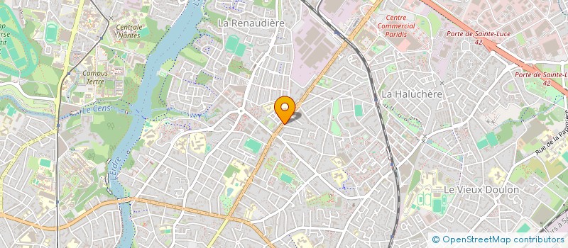 localisation de l'entreprise MADAME SUZANNE BRUNET à NANTES