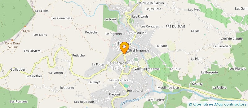 localisation de l'entreprise MADAME SUZANNE BUKIET à SAINTE-MAXIME
