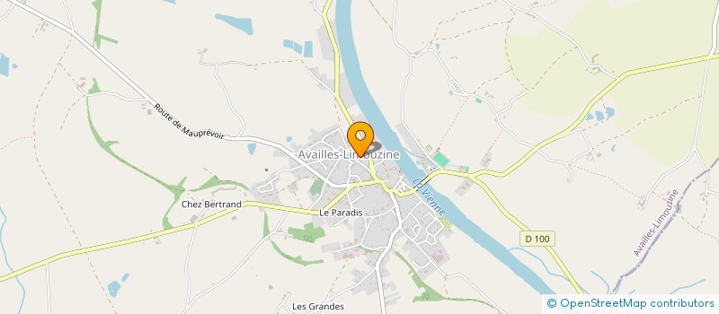 localisation de l'entreprise MADAME SUZANNE BURROWS  AVAILLES-LIMOUZINE