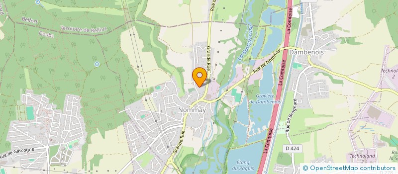 localisation de l'entreprise MADAME SUZANNE CABURET  NOMMAY