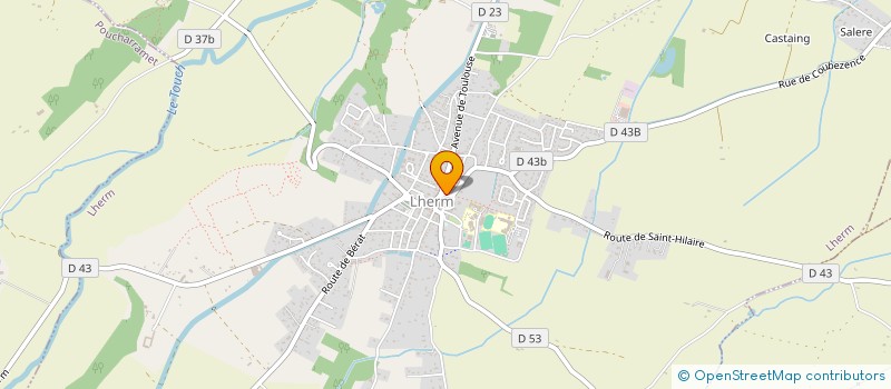 localisation de l'entreprise MADAME SUZANNE CALLEY à LHERM