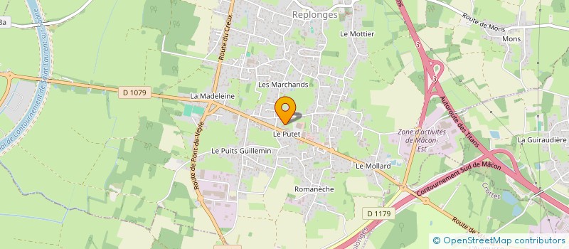 localisation de l'entreprise MADAME SUZANNE CATHERIN à REPLONGES
