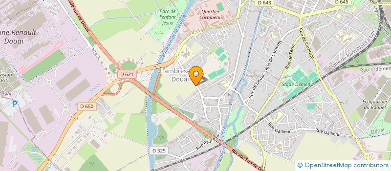 localisation de l'entreprise MADAME SUZANNE CAULLET  LAMBRES-LEZ-DOUAI