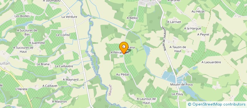 localisation de l'entreprise MADAME SUZANNE CESCHIN  MANCIET