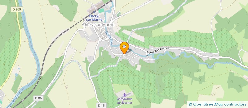 localisation de l'entreprise MADAME SUZANNE CHAILLOT à CHEZY-SUR-MARNE