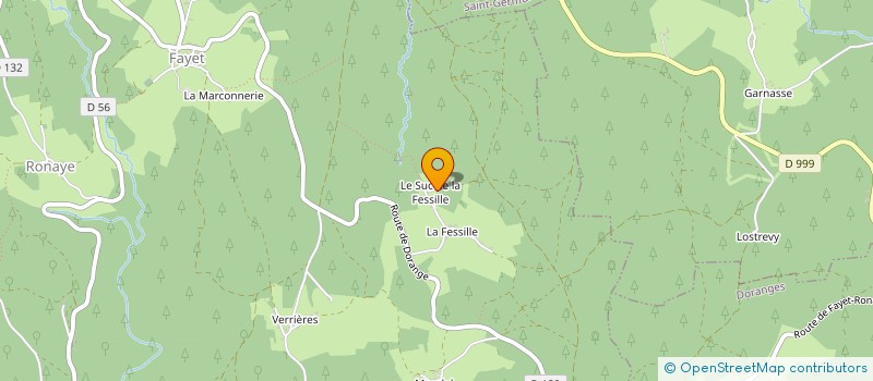 localisation de l'entreprise MADAME SUZANNE CHAMBON  FAYET-RONAYE