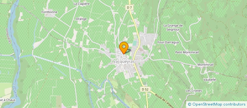 localisation de l'entreprise MADAME SUZANNE CHAPUS  VACQUEYRAS