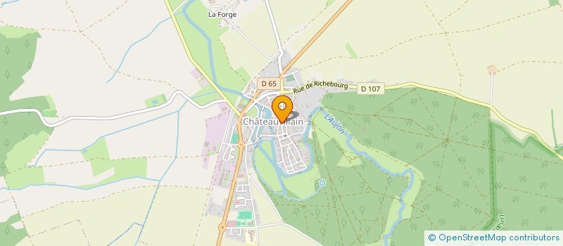localisation de l'entreprise MADAME SUZANNE CHELLIER à CHATEAUVILLAIN