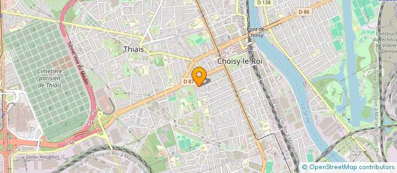 localisation de l'entreprise MADAME SUZANNE CHEN  THIAIS