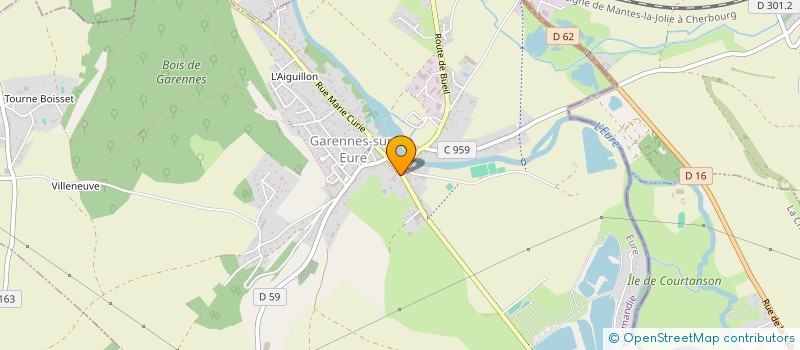 localisation de l'entreprise MADAME SUZANNE CIARRIERE  GARENNES-SUR-EURE