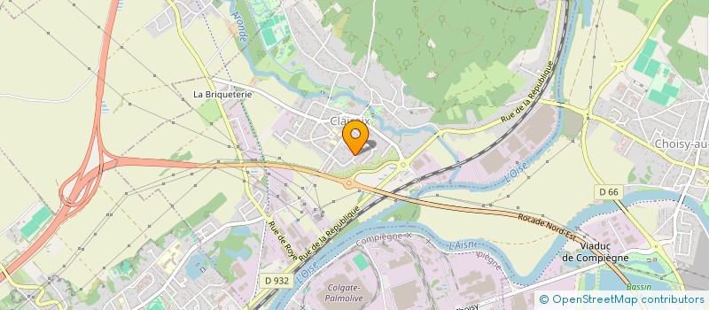 localisation de l'entreprise MADAME SUZANNE COELHO  CLAIROIX