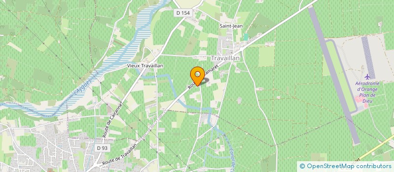 localisation de l'entreprise MADAME SUZANNE COINEL  TRAVAILLAN