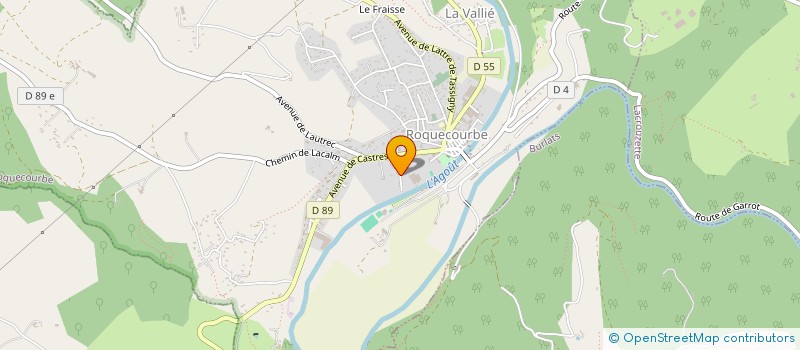localisation de l'entreprise MADAME SUZANNE COMBES à ROQUECOURBE