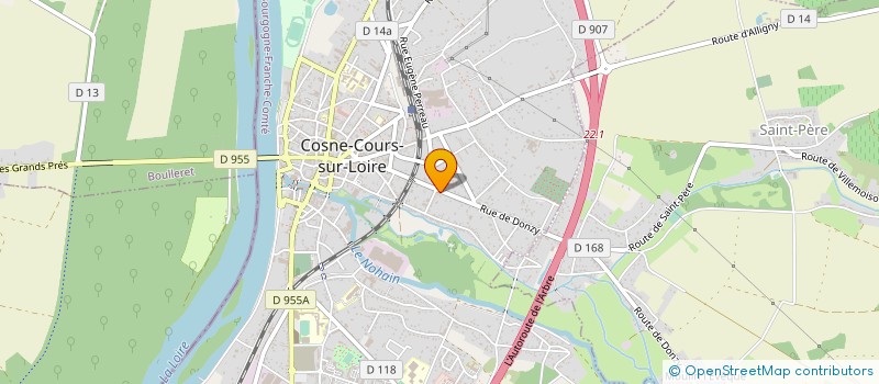 localisation de l'entreprise MADAME SUZANNE COMTE à COSNE-COURS-SUR-LOIRE