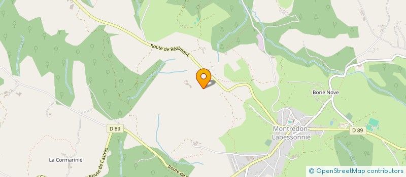localisation de l'entreprise MADAME SUZANNE CORDES  MONTREDON-LABESSONNIE