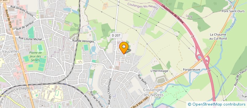 localisation de l'entreprise MADAME SUZANNE COSSET à COULANGES-LES-NEVERS