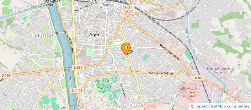 localisation de l'entreprise MADAME SUZANNE COUERON  AGEN