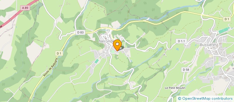 localisation de l'entreprise MADAME SUZANNE COUPAT  BUSSIERES