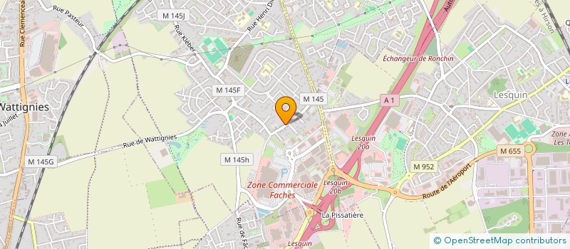 localisation de l'entreprise MADAME SUZANNE COURIER  FACHES-THUMESNIL