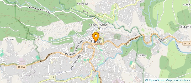 localisation de l'entreprise MADAME SUZANNE COURTIAL à PRIVAS